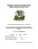 DESARROLLA SOFTWARE DE APLICACIÓN UTILIZANDO PROGRAMACION ESTRUCTURADA CON ALMACENAMIENTO PERSISTENTE DE DATOS.