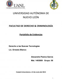 PORTAFOLIO TECNOLOGÍAS UANL MATERIA EN LINEA. Página 1