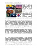 POLITICA COMERCIAL ECUADOR 2010-2015