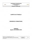 Carpeta de Residencia Comunitaria