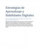 Estrategias de Aprendizaje y Habilidades Digitales