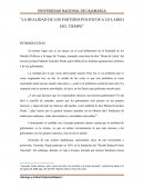 La realidad de los partidos politicos a lo largo del tiempo