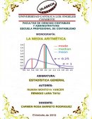 Monografía, La media Aritmética