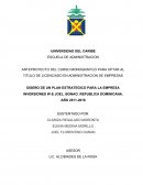 ANTEPROYECTO DEL CURSO MONOGRAFICO PARA OPTAR AL TITULO DE LICENCIADO EN ADMINISTRACION DE EMPRESAS