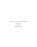 Introducción a concepto de Estado y Administración Pública