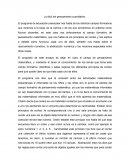 Ensayo - Lo fácil del pensamiento cuantitativo.