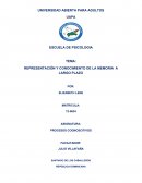 REPRESENTACIÓN Y CONOCIMIENTO DE LA MEMORIA A LARGO PLAZO