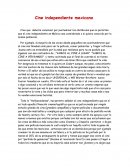 Ensayo - Cine independiente mexicano
