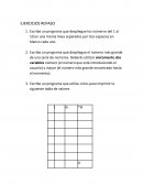 Prácticas de repaso - programación estructurada