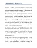 Resumen de Técnica de CRILPRARI