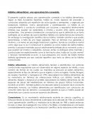 Hábitos alimenticios: una aproximación conexista