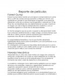 Reporte de películas, Forrest Gump, Naranja Mecánica