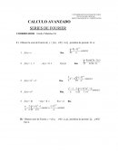 CALCULO AVANZADO: SERIES DE FOURIER