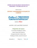 PROCESOS TERMODINÁMICO