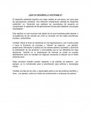 ¿Que es desarrollo sostenible?