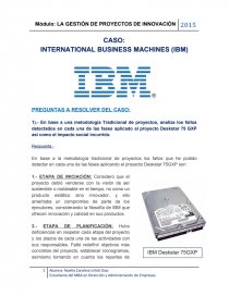 Caso Práctico - La Gestión de Proyectos de Innovación. Página 1