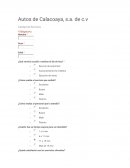 Calidad de Servicios, cuestionario