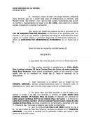 ESCRITO PARA ACREDITAR DEPENDENCIA ECONOMICA