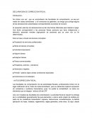 Declaracion de correccion fiscal