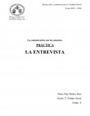La comunicación con los usuarios: Entrevista