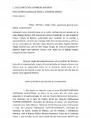 CONTESTACIÓN A LOS HECHOS DE LA DEMANDA