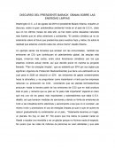 DISCURSO DEL PRESIDENTE BARACK OBAMA SOBRE LAS ENERGÍAS LIMPIAS