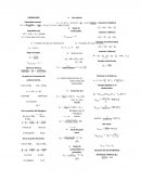 Formulario ciclo Rankine, Química