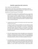 Gestión operativa del comercio
