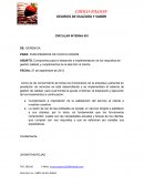 MODELO DE CIRCULAR INTERNA