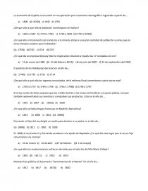 Guía de preguntas de historia de España. Página 1