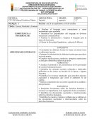 Plan de clases - informe