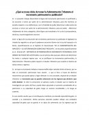 ¿Qué acciones debe de tomar la Administración Tributaria el incremento patrimonial no justificado?