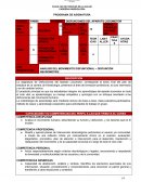 PROGRAMA: DISFUNCIÓN DEL APARATO LOCOMOTOR