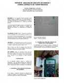 Reporte de análisis de diodos