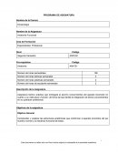 Programa Anatomía Funcional