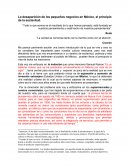 La desaparición de los pequeños negocios en México, el principio de la esclavitud.