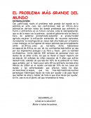 El problema mas grande del mundo