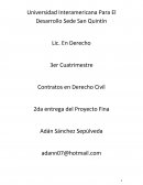 Contratos en Derecho Civil