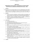 DIRECTIVA N° FORMACIÓN DE CLUB DE CIENCIA Y TECNOLOGÍA EN LAS INSTITUCIONES EDUCATIVAS