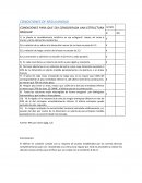 CONDICIONES DE REGULARIDAD