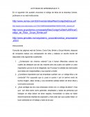 Actividad de aprendizaje, ética