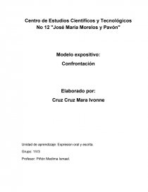 MODELO EXPOSITIVO DE CONFRONTACIÓN - Informes - cruzmara868