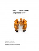 Caso de Teoría de las Organizaciones