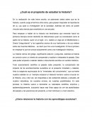 ¿Cuál es el propósito de estudiar la historia?