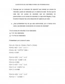 CUALES SON LOS EJERCICIOS DE DISTRIBUCIONES DE PROBABILIDAD