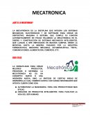 ¿Qué es la mecatronica?