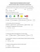 ENCUESTA ESTUDIANTIL SOBRE LA UTILIZACIÓN DE LAS REDES SOCIALES