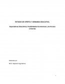 ESTUDIO DE OFERTA Y DEMANDA EDUCATIVA.