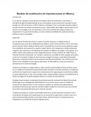 Modelo de sustitución de importaciones en México