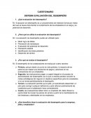 SISTEMA EVALUACIÓN DEL DESEMPEÑO